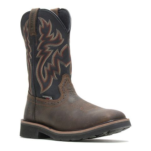 Мужские ботинки Wolverine Rancher Men's Steel Toe Waterproof Work Boots