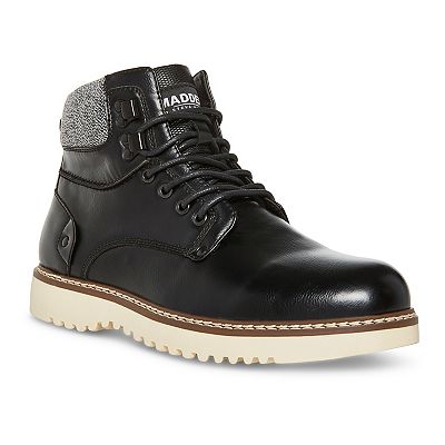 Madden Mens Daqost Boots Black Madden NYC Daqost Boots Mens 11 M Black Lace Up Shoes  main image 2