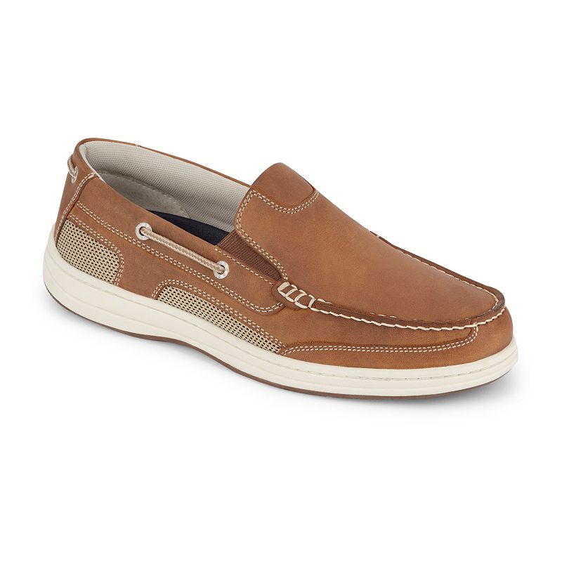 Dockers® Tiller Men's Leather Water Resistant Boat Shoes, Size: 8.5, Dark