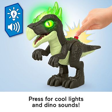 IMAGINEXT Jurassic World Deluxe Dracorex XL 10 in. Poseable Dinosaur Toy with Lights & Sounds