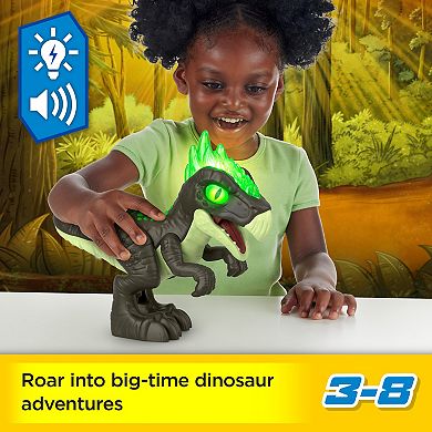 IMAGINEXT Jurassic World Deluxe Dracorex XL 10 in. Poseable Dinosaur Toy with Lights & Sounds