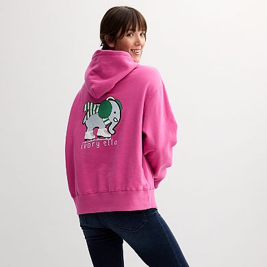 Juniors' IVORY ELLA Ice Skater Ella Hoodie