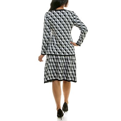 Women's Nina Leonard Flare Flip Skirt