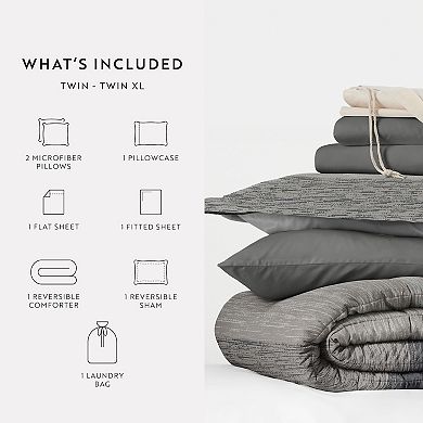 Home Collection Campus Ready Patterned Comforter Set