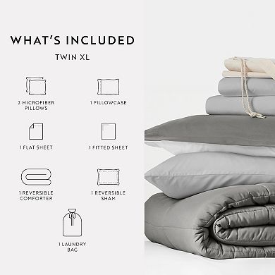 Home Collection Campus Ready Reversible Comforter Set
