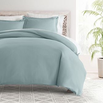 Home Collection Bedding Bundle Solid Duvet Cover Set