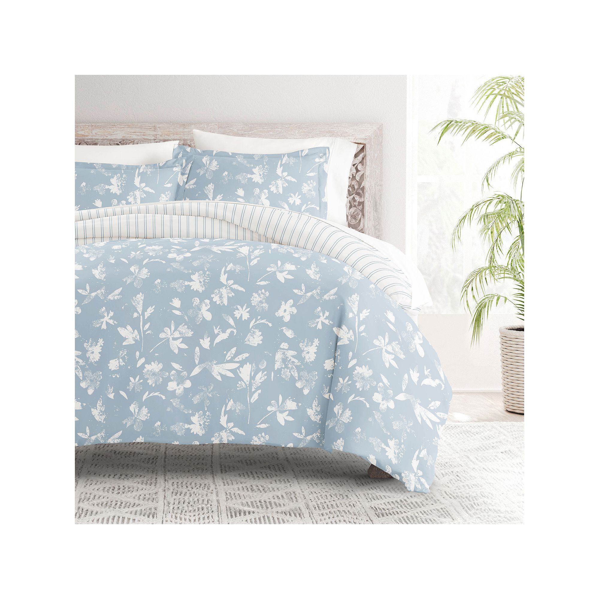 Home Collection Bedding Bundle Patterned Duvet Cover Set, Country Home Lt B