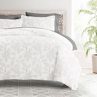 Home Collection Bedding Bundle Patterned Duvet Cover Set