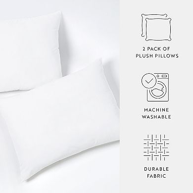 Home Collection 2-Pack Plush Bed Pillow Set