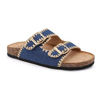 Yoki Gian-218 Women's Double Buckle Cork Sandals