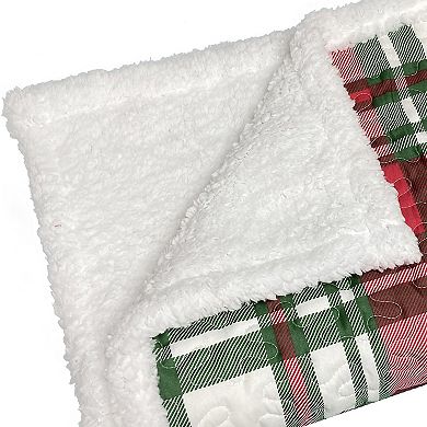 Harper Lane® Carol Sherpa Throw Blanket