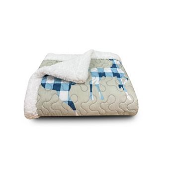 Harper Lane® Claus Sherpa Throw Blanket