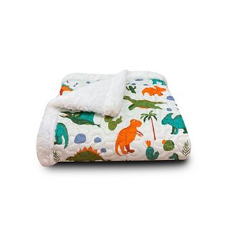 Harper Lane Dinosaur Park Quilted Throw Blanket