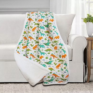 Harper Lane Dinosaur Park Quilted Throw Blanket