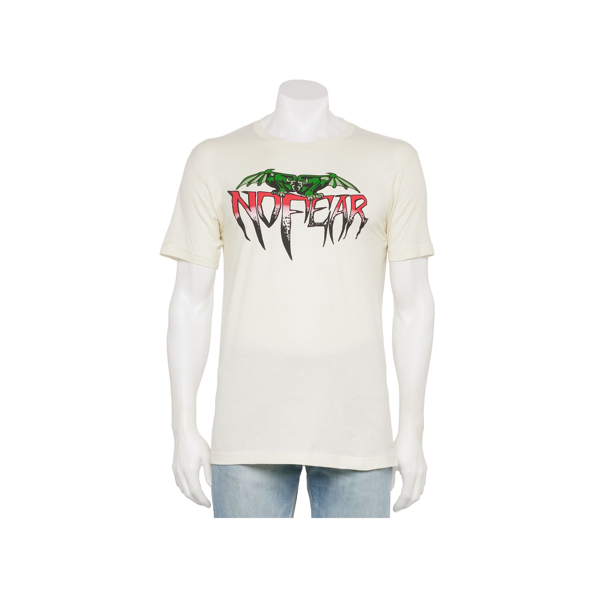 Mens No Fear Vintage Gargoyle Graphic Tee, Size: Small, Tofu