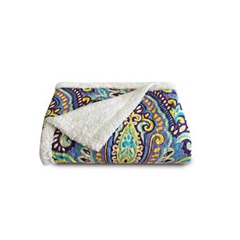 Harper Lane® Felicity Plum Sherpa Throw Blanket