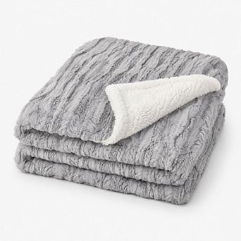 Harper Lane® Genoa Reversible Sherpa Throw Blanket