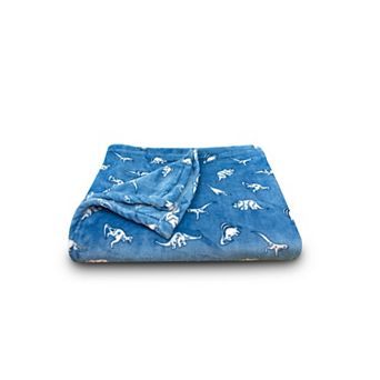 Harper Lane® Kids Paw and Bones Glow In The Dark Throw Blanket