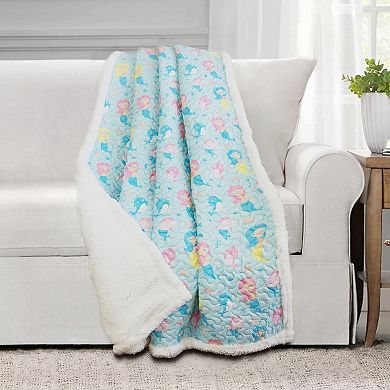 Harper Lane® Kids Mermaid And Friends Quilted Throw Blanket
