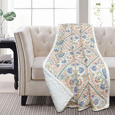 Harper Lane® Merriam Apricot Sherpa Throw Blanket