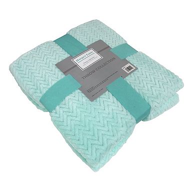 Harper Lane Plush Heaven Chevron Throw Blanket