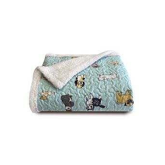 Harper Lane Puppies Quilted Throw Blanket Blanket