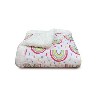 Harper Lane® Rainbow Sherpa Throw Blanket