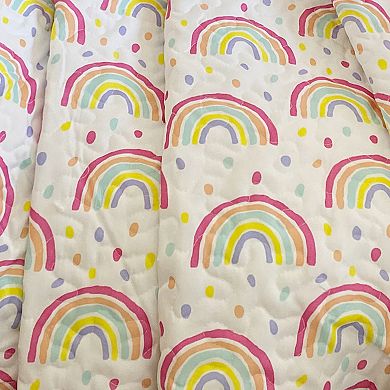 Harper Lane® Rainbow Sherpa Throw Blanket