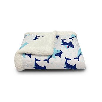 Harper Lane® Sharks Sherpa Throw Blanket