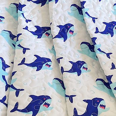 Harper Lane® Sharks Sherpa Throw Blanket