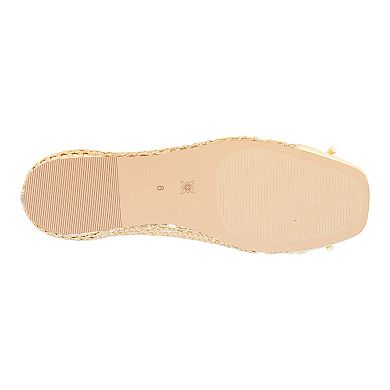 BCBGeneration Hartly Woven Raffia Women's Ballet Flats