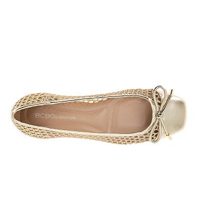 BCBGeneration Hartly Woven Raffia Women's Ballet Flats