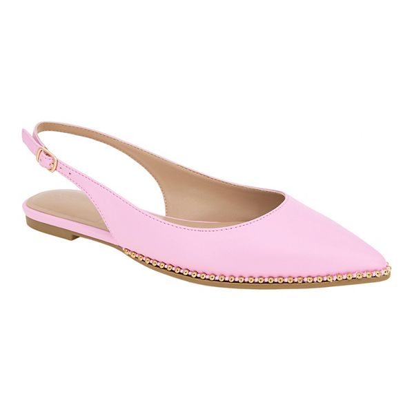 Cute Black Flats Slingback Flats Pointed-Toe Flats