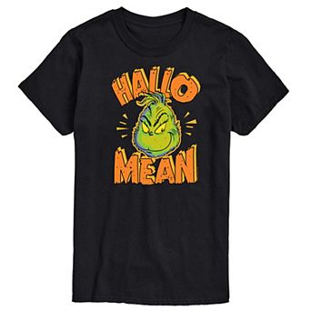 Men's Dr. Seuss Grinch Hallo Mean Graphic Tee