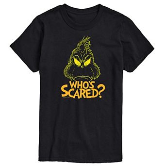 Men's Dr. Seuss Grinch Who's Scared Graphic Tee