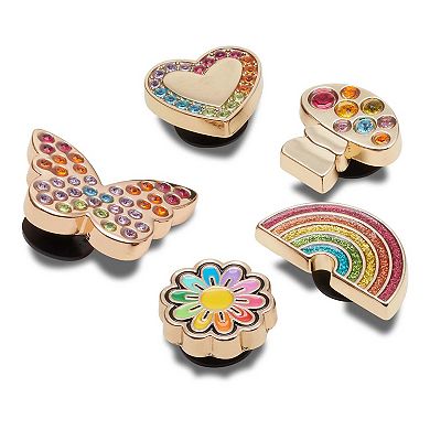 Crocs Rainbow Elevated Festival 5-Pack Jibbitz Croc Charms