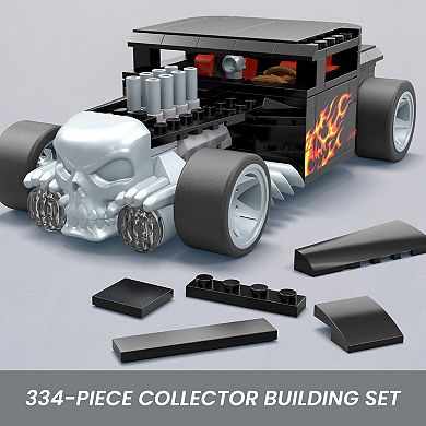 Mega Bloks Hot Wheels Bone Shaker 334-Piece Vehicle Building Toy Kit