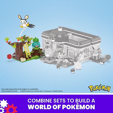 Mega Bloks Pokémon Emolga and Bulbasaur's 194-Piece Charming Woods Building Toy Kit