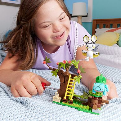 Mega Bloks Pokémon Emolga and Bulbasaur's 194-Piece Charming Woods Building Toy Kit