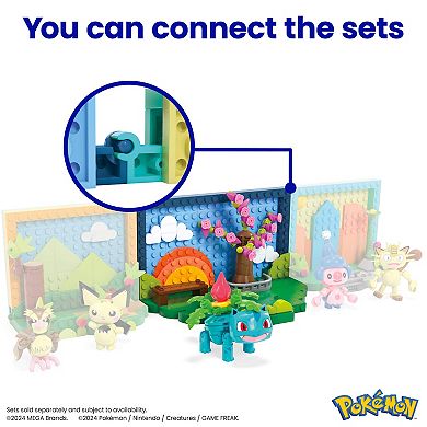 Mega Bloks Pokémon Park Scene 220-Piece Building Toy Kits with 1 Action Figure