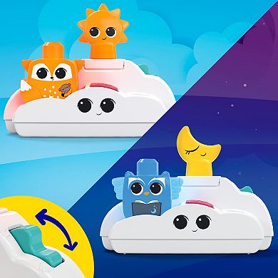 Mega Bloks Fisher Price Rise & Snooze 30-Piece Night Light Sensory Block Toy