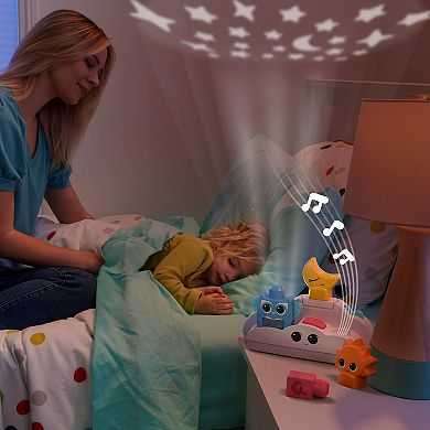 Mega Bloks Fisher Price Rise & Snooze 30-Piece Night Light Sensory Block Toy