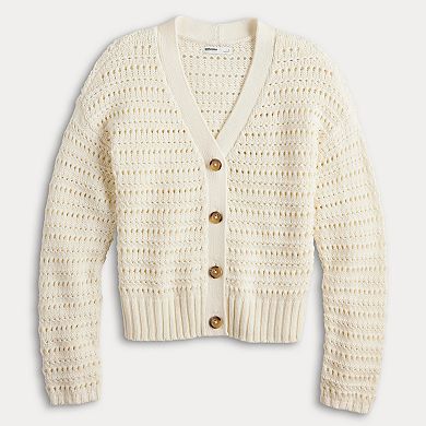 Women's Sonoma Goods For Life Open Knit Cardigan