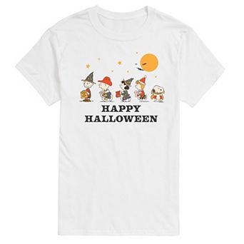 Men's Peanuts Retro Halloween Group Graphic Tee