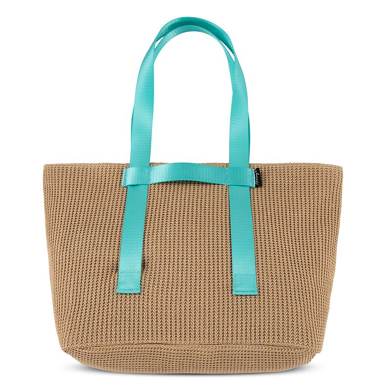 Hurley Large Straw Tote Bag, With Tropic Turquoise