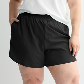 Plus Size Tek Gear® Woven Lined Run Shorts