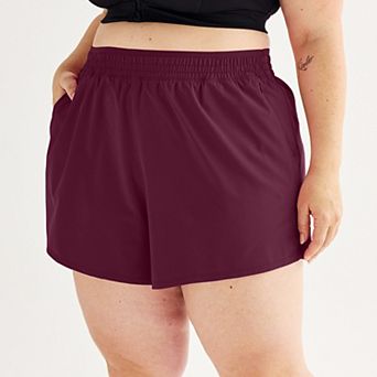 Plus Size Tek Gear® Woven Lined Run Shorts