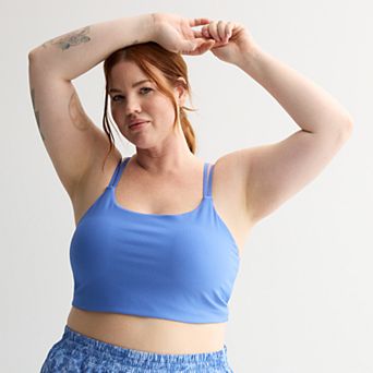 Plus Size Tek Gear® Strappy Longline Sports Bra