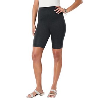 Roaman's Women's Plus Size Plus Size Everyday Essential Stretch Bike Shorts