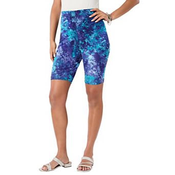 Roaman's Women's Plus Size Everyday Essential Stretch Bike Shorts